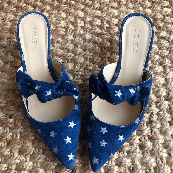 J Crew Sophia Mule in Starry Suede. Size 6.5 - Picture 6 of 13